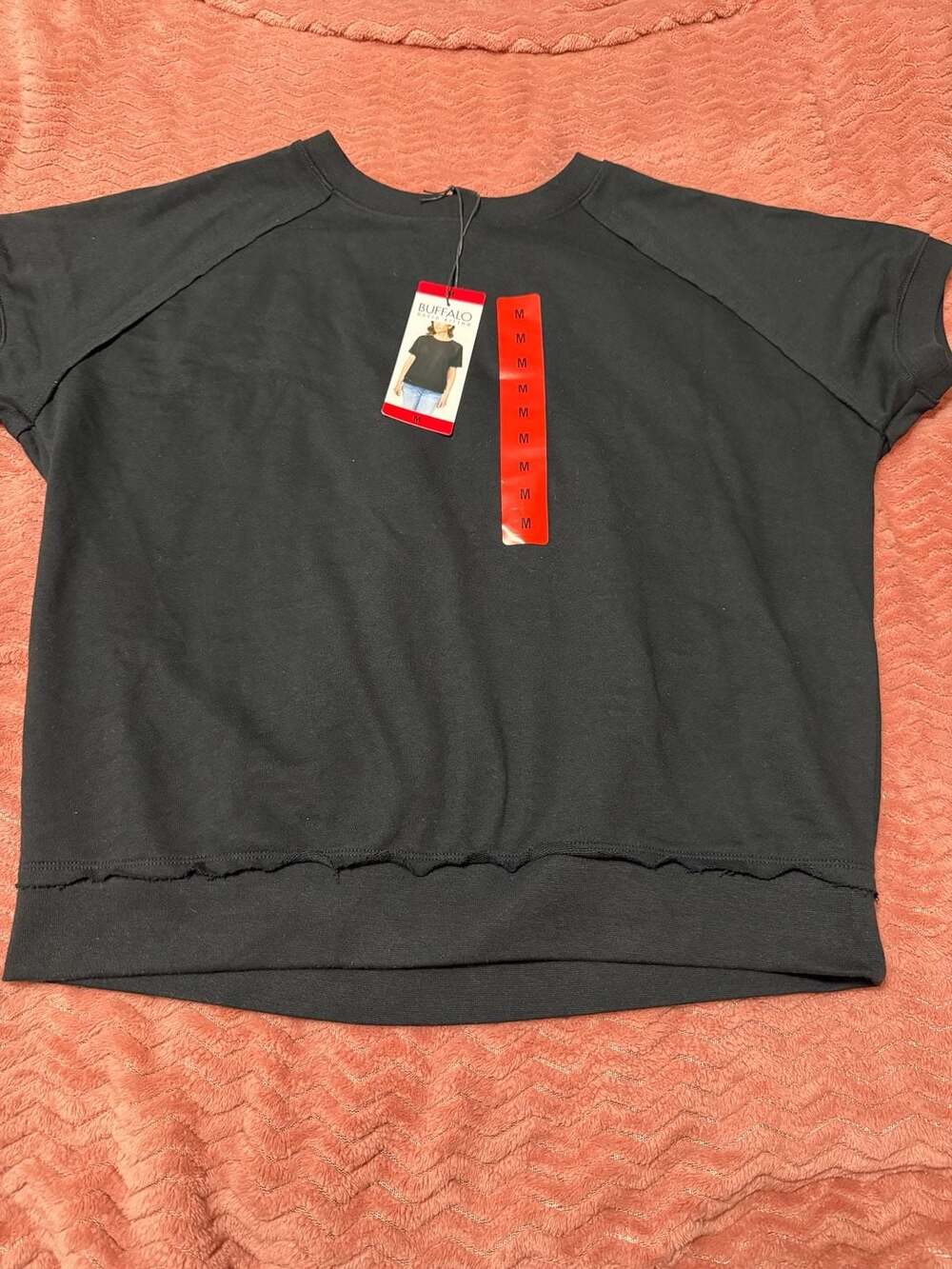 Buffalo David Bitton Women's Super Soft Terry Short Sleeve Top